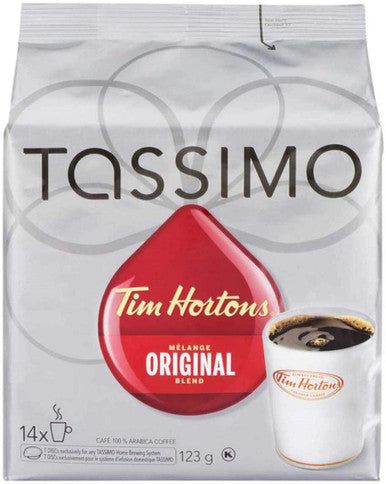 Tassimo Tim Horton's Coffee Single Serve T-Discs, 14 T-Discs (Original, 70 Count) {Imported from Canada}