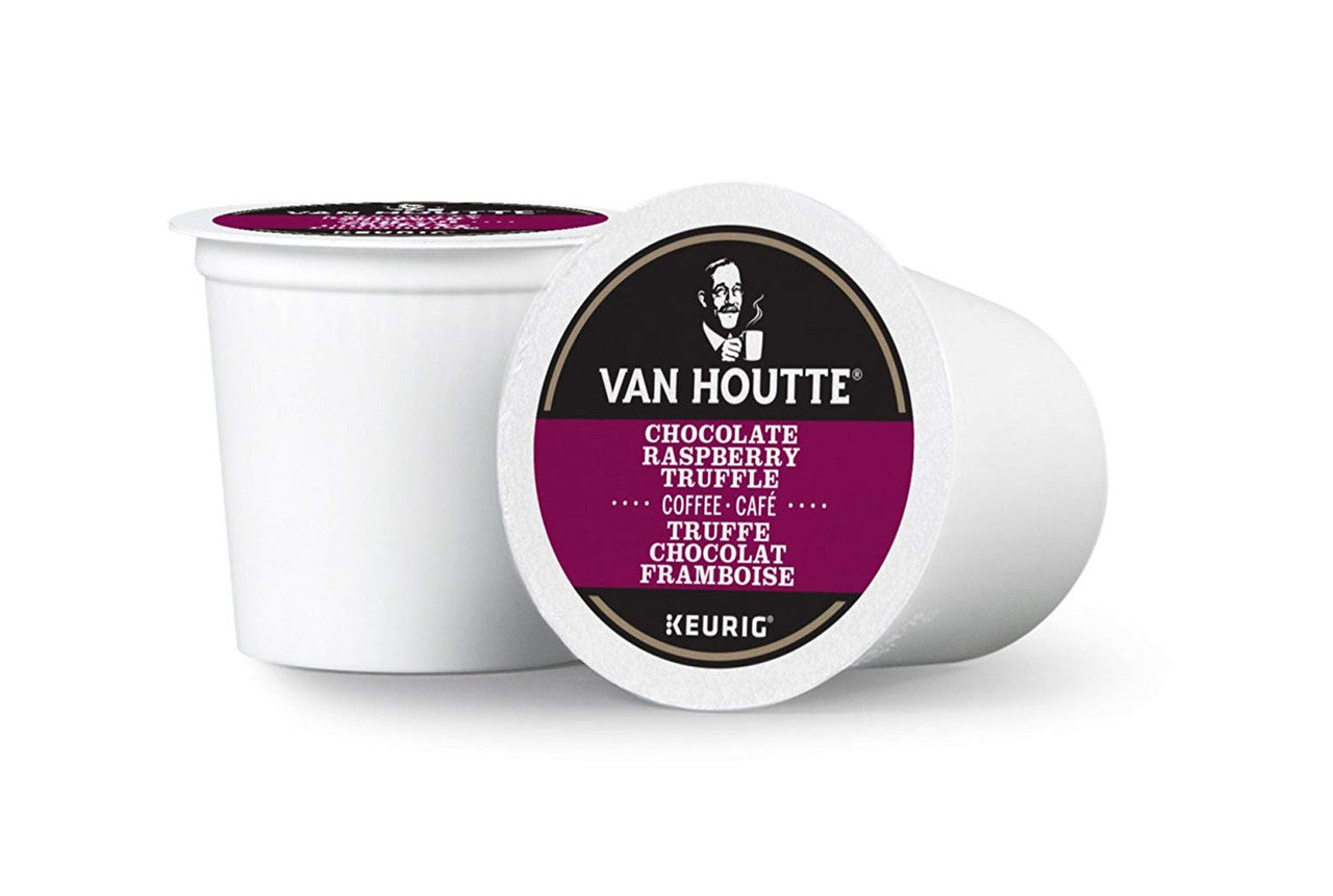 Van Houtte Chocolate Raspberry Truffle Single Serve Keurig, 12 Count {Imported from Canada}