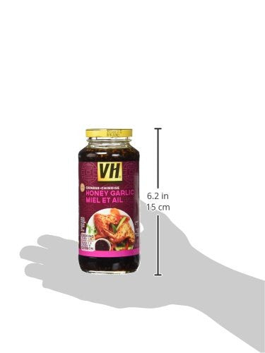 VH Honey Garlic Cooking Sauce (12 Pack), 341ml/11.5oz/Jars, (Imported from Canada)