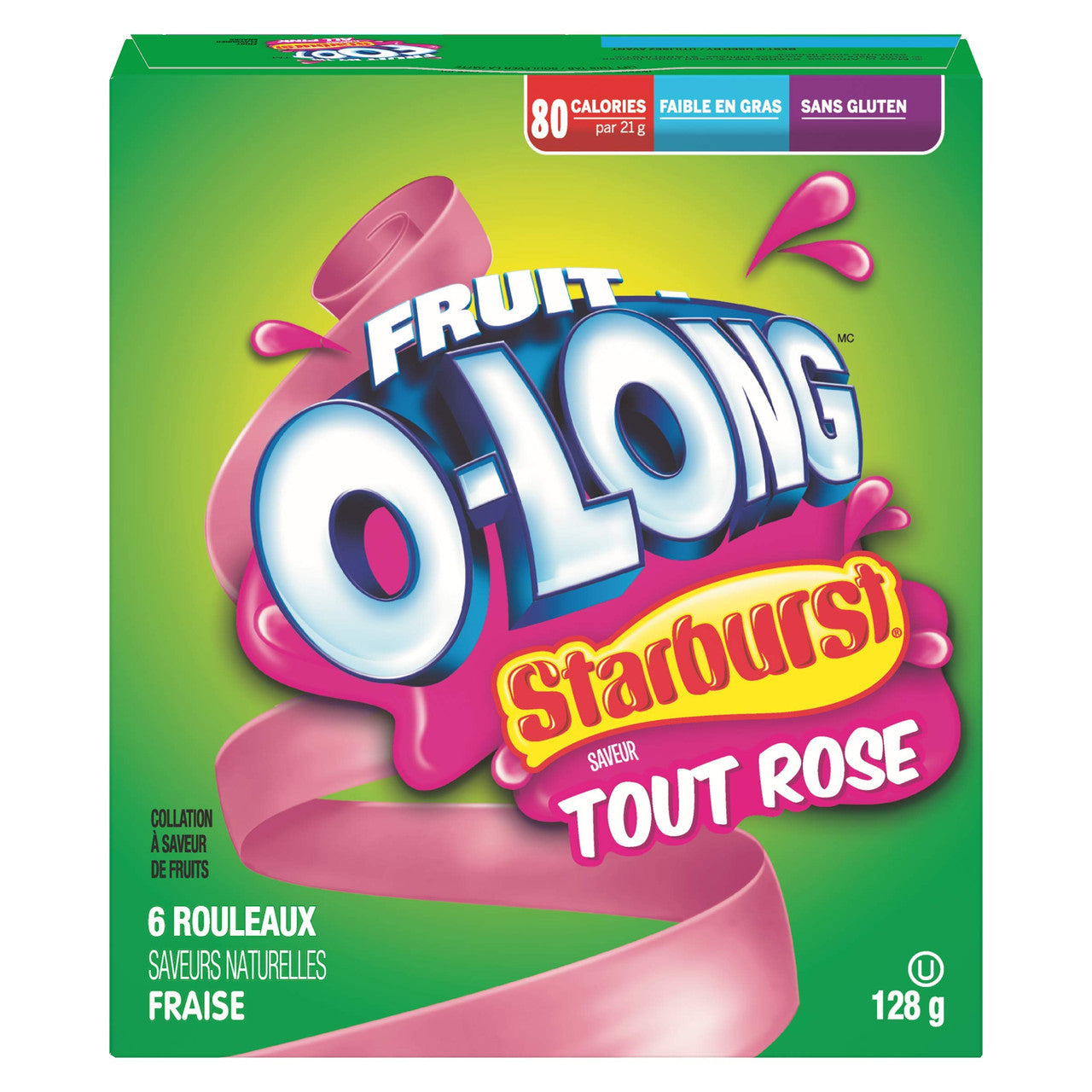 Betty Crocker, Gluten Free, Fruit by The Foot, Starburst All Pink, 6 Count, 128g/4.5oz