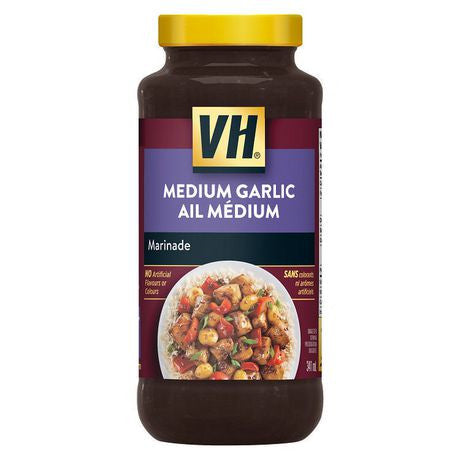 VH Medium Garlic Cooking Sauce, 341ml/11.5oz, Jar, {Imported from Canada}