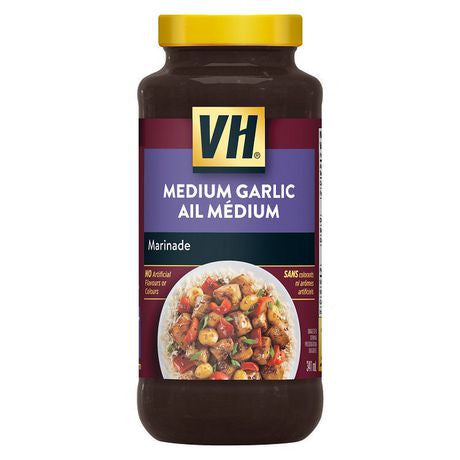 VH Medium Garlic Cooking Sauce, 341ml/11.5oz, Jar, {Imported from Canada}