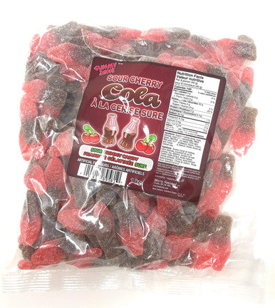 Gummy Zone, Sour Cherry Cola Candy, 1kg, 2.2lbs, {Imported from Canada}