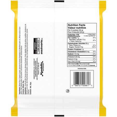 Christie Oreo Golden Sandwich Cookies, 270g/9.5oz, Bag, {Imported from Canada}
