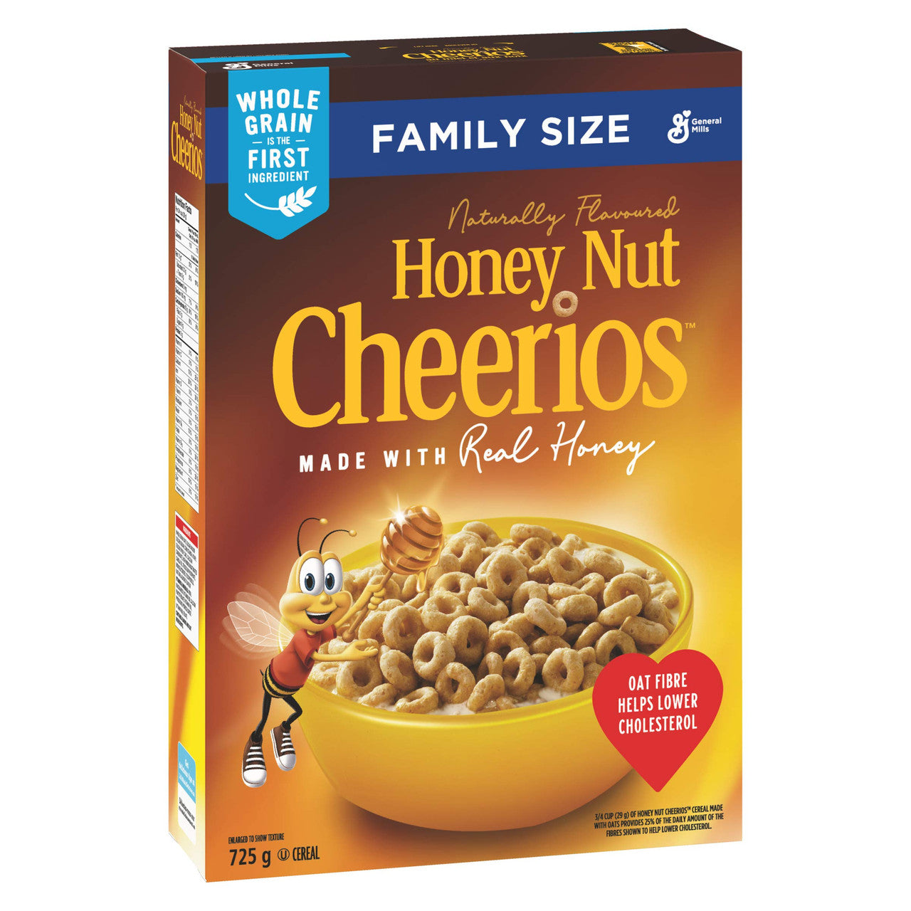 Cheerios Honey Nut Cereal Naturally Flavoured, 725g/25.6 oz., {Imported from Canada}