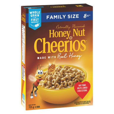 Cheerios Honey Nut Cereal Naturally Flavoured, 725g/25.6 oz., {Imported from Canada}