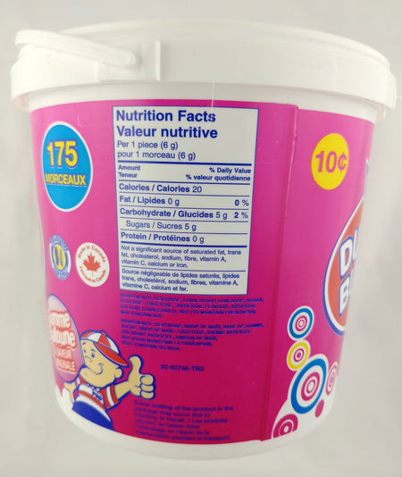 Dubble Bubble Original Flavour Bubble Gum 1.05kg/2.3lbs., 175 count, {Imported from Canada}