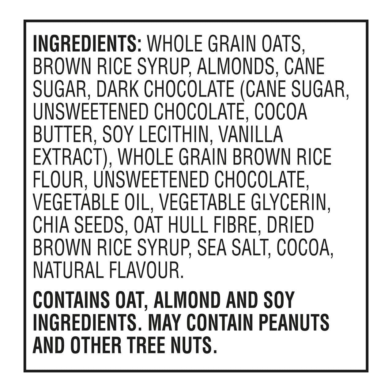 Kashi Chia Granola Chocolate Almond and Sea Salt, 5ct, 175g/6.17oz {Canadian}