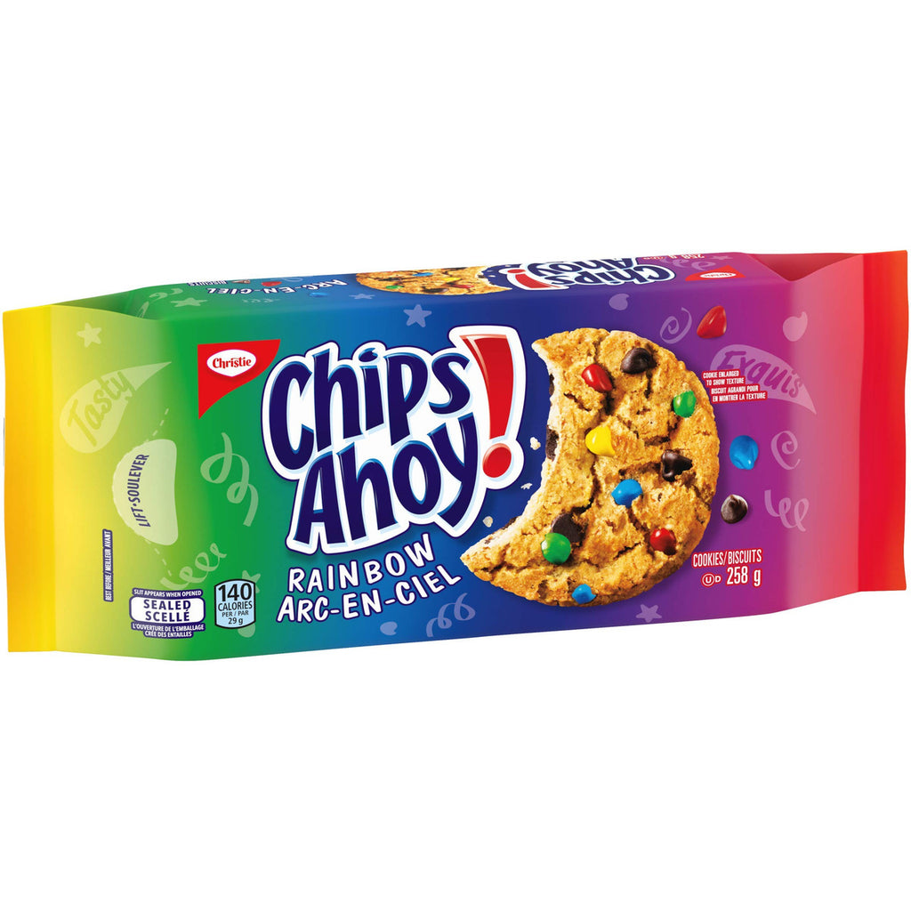 Christie Chips Ahoy Rainbow Chocolate Chip Cookies, 258g/9.1oz {Imported from Canada}