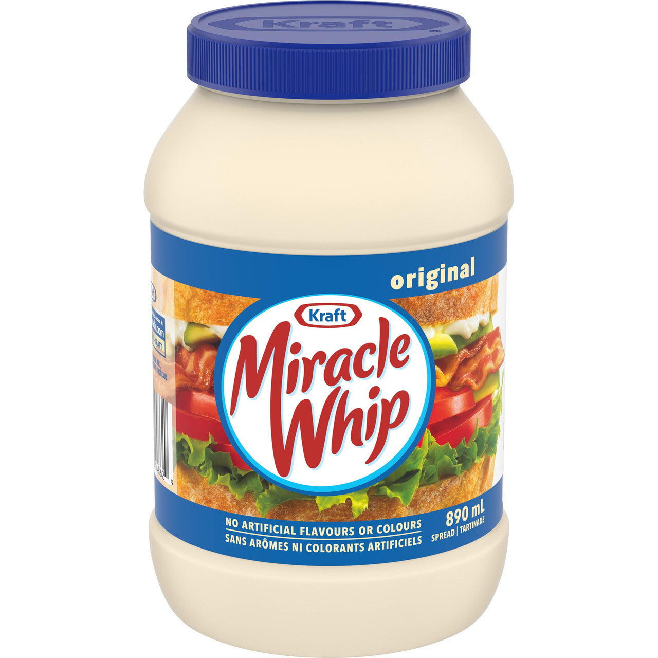 Kraft Miracle Whip Original Dressing, 890mL/30.1 fl. oz., {Imported from Canada}