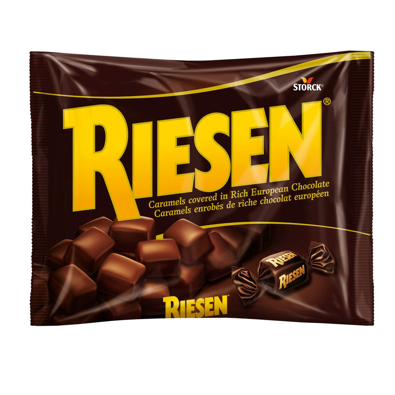 Riesen Chewy Caramels Candy, 350g/12.3 oz., Bag {Imported from Canada}