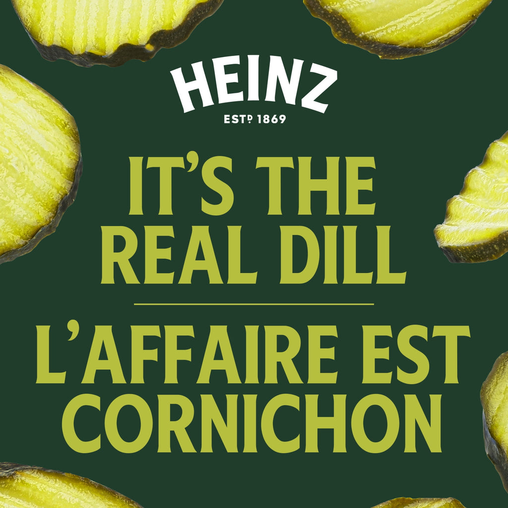 It's the real dill label of Heinz Pickle Flavored Tomato Ketchup 375ml/13 oz., Squeeze Bottle 