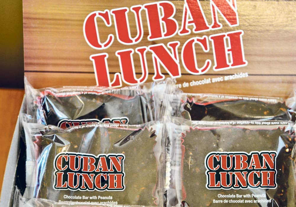 Cuban Lunch Chocolate Bar with Peanuts, 24ct/65g bars, {Imported from Canada}