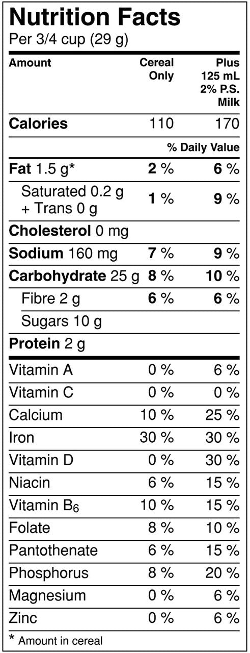 Lucky Charms, Chocolate Cereal, 340g/12oz., {Imported from Canada}