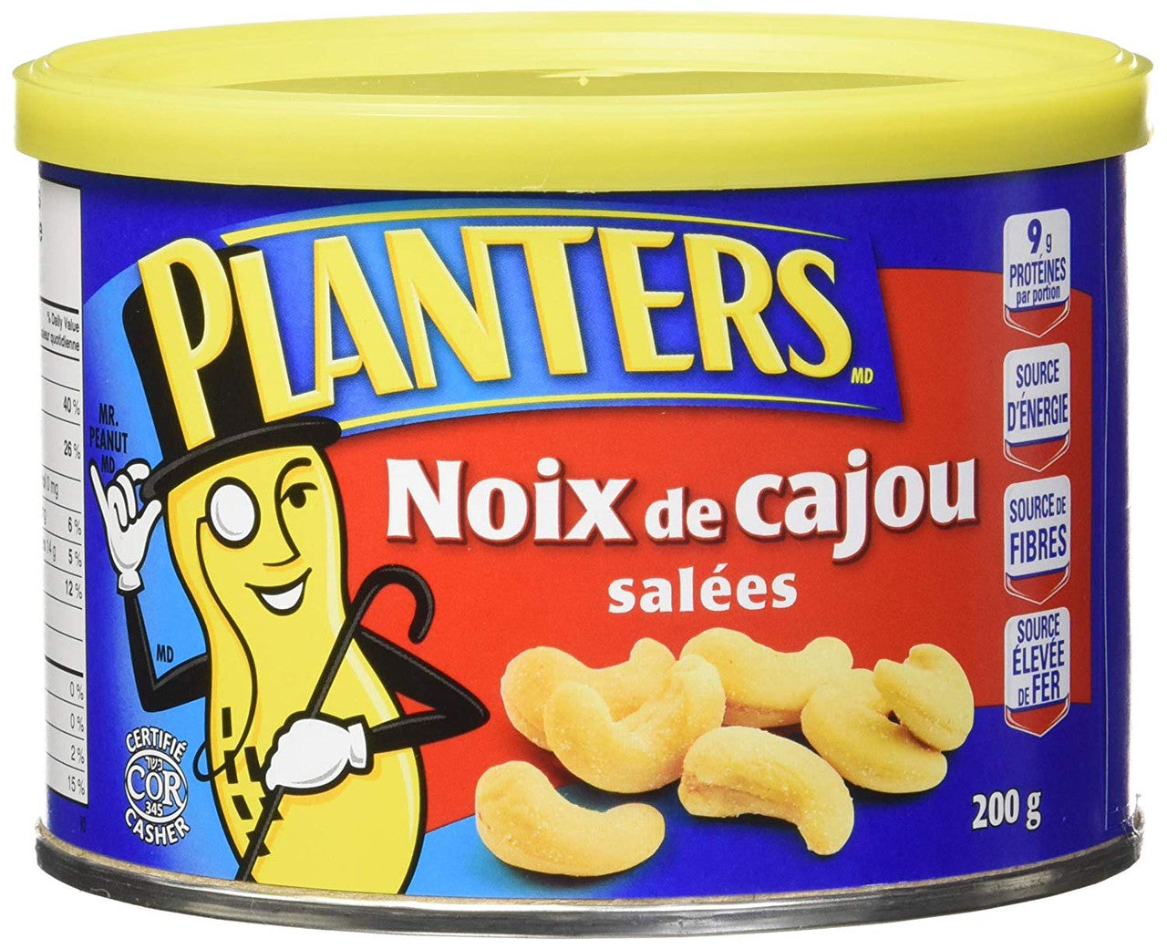 Planters Salted Cashews, 200g/7.1oz., 12 pack, {Imported from Canada}