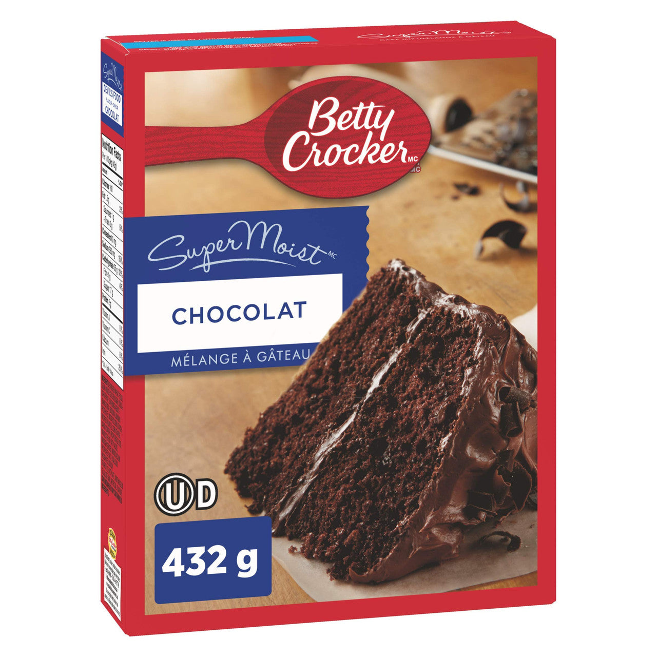 Betty Crocker Devil's Food Super Moist Cake Mix, 432g/15oz., {Imported from Canada}