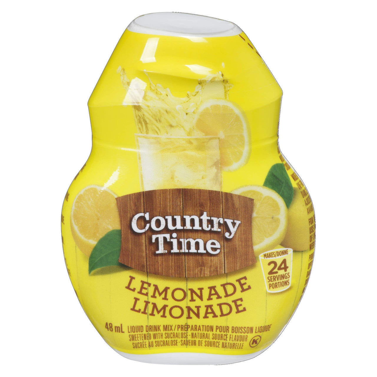 Country Time Liquid Drink Mix, Lemonade, 48mL (Pack of 12), {Imported from Canada}