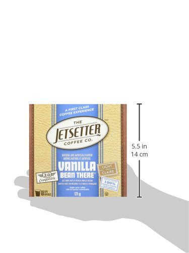The Jetsetter Coffee Vanilla Bean There, 18pk, 171gm {Imported from Canada}