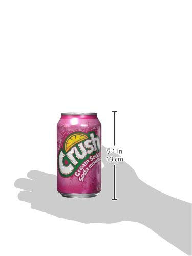 Crush Cream Soda Soft Drink Cans (12pk) 355ml 12 Fl. oz. {Imported from Canada}