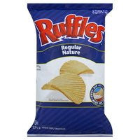 12-bags of Ruffles Regular Potato Chips, 40g, 1.4oz Each Bag, Made in Canada
