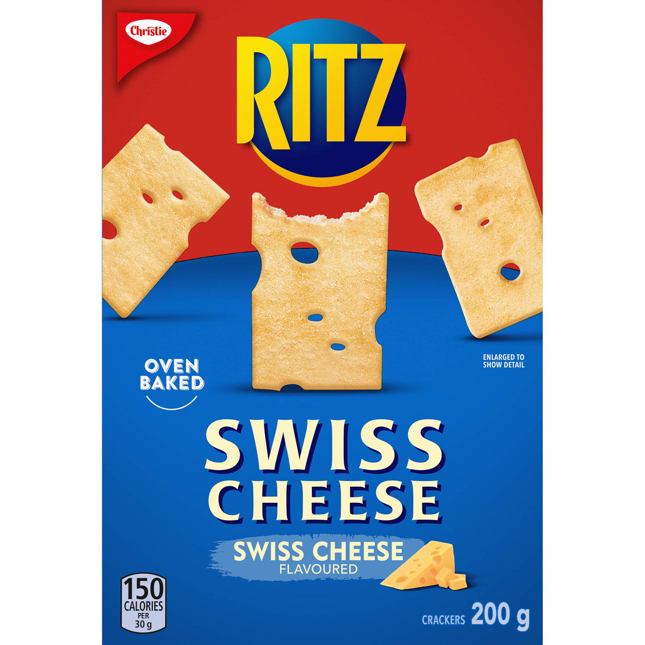 Christie RITZ SWISS CHEESE Flavoured Crackers, 200g/7.1oz., {Imported from Canada}
