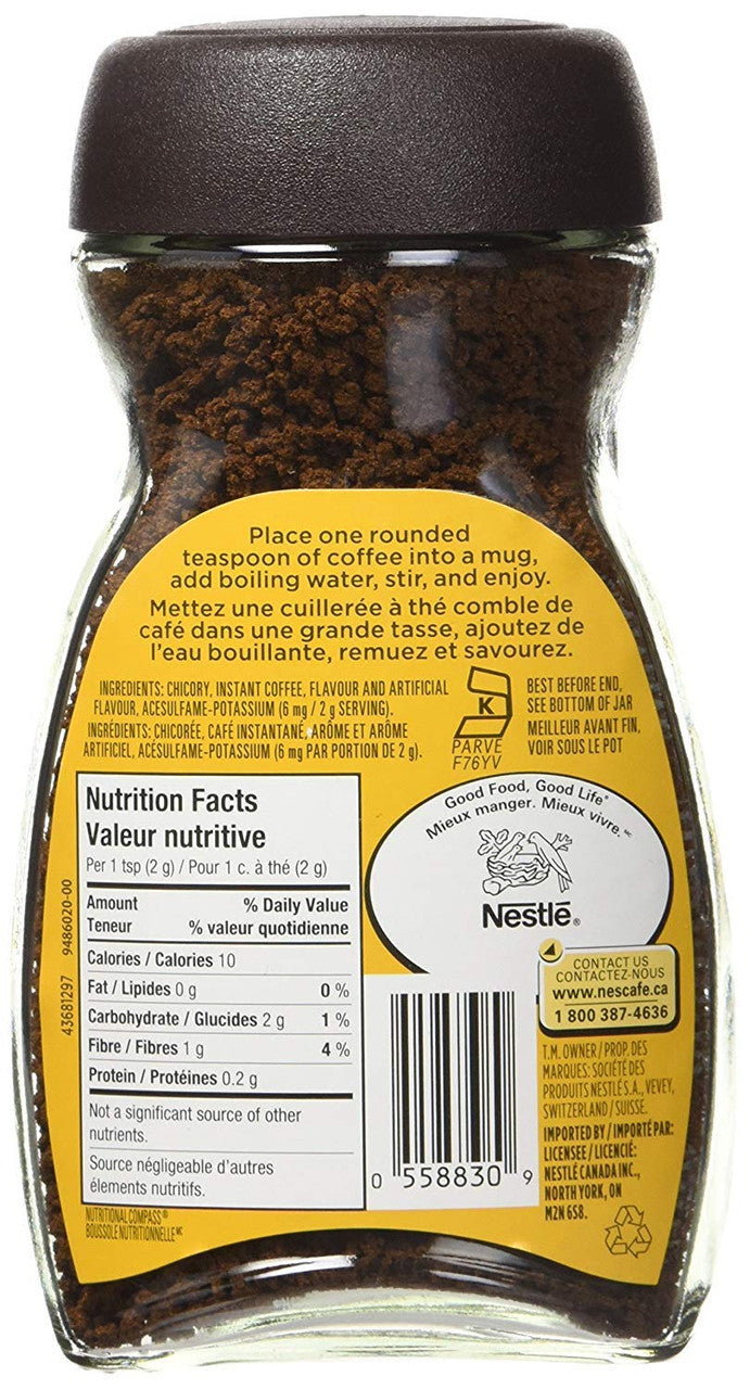 NESCAFE Rich Hazelnut, Instant Coffee, 100g/3.5 oz., Jar (2pk) {Imported from Canada}