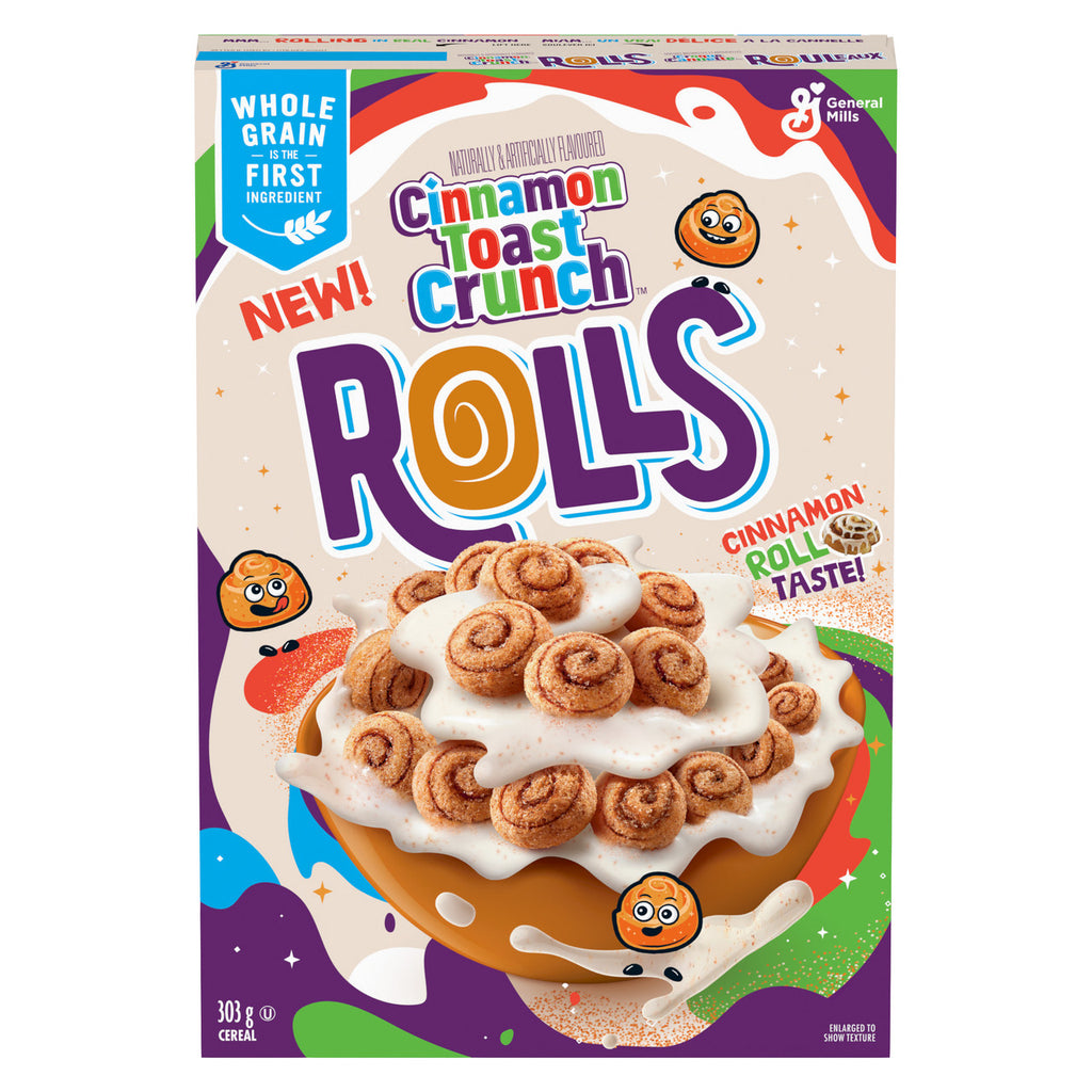 Cinnamon Toast Crunch Rolls Cereal, 303g/10.6 oz. Box {Imported from Canada}