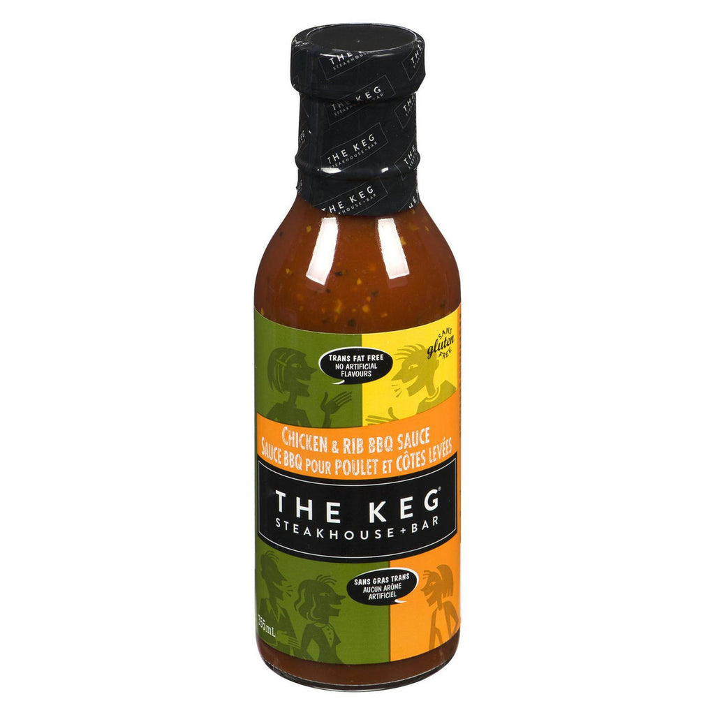 The Keg, Chicken and Rib BBQ Sauce, Gluten Free, 355ml/12 fl. oz., {Imported from Canada}