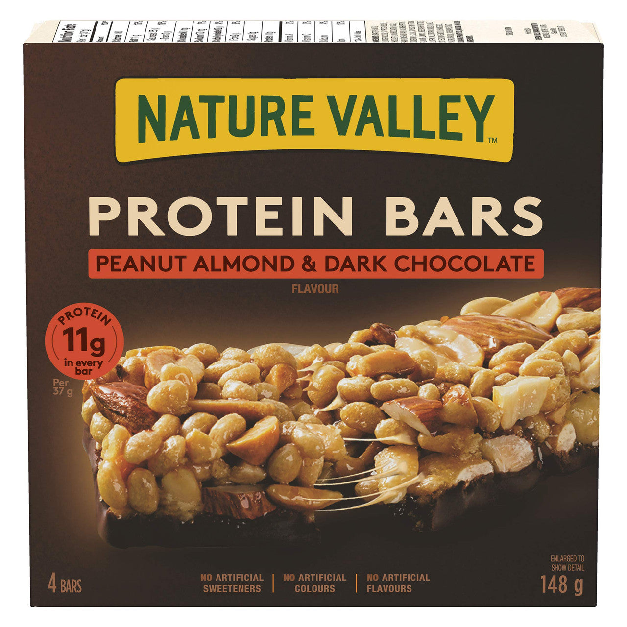 Nature Valley Protein Peanut Almond & Dark Chocolate Flavour, 4ct, 148g/5.2 oz.