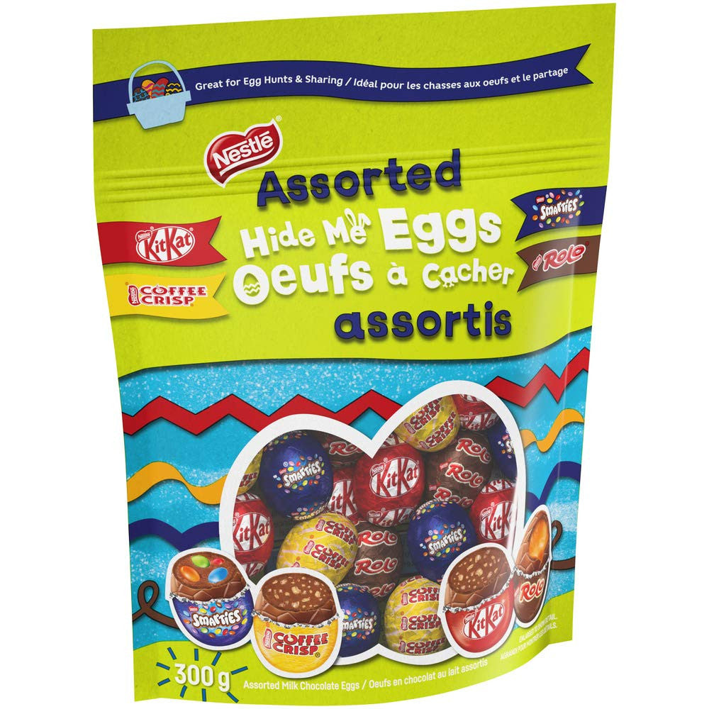 Nestle Assorted Hide Me Easter Eggs 300g/10.6 oz., {Imported from Canada}