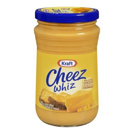 Kraft Cheez Whiz Original 450g/15.9oz. each, 12 Pack {Imported from Canada}
