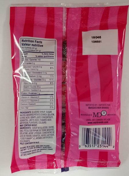Lady Sarah Sour Gummy Berries, 120g/4.2oz., {Imported from Canada}