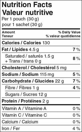 Great Value Gluten Free Mini Chocolate Chip Cookies, 180g/6.3oz.,{Imported from Canada}