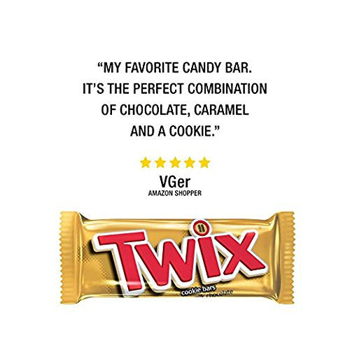 Twix Caramel Cookie Bars, (24pk) 51g/1.79 oz {Imported from Canada}