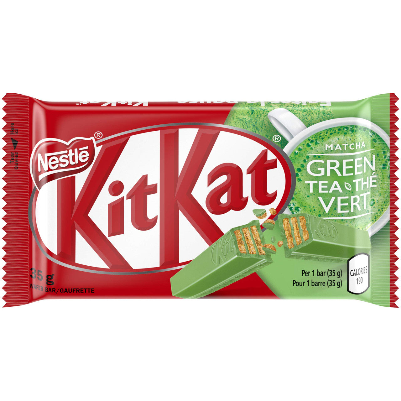 Nestlé Kitkat Matcha Green Tea Multipack, (4 Pack X 35g) {Imported from Canada}