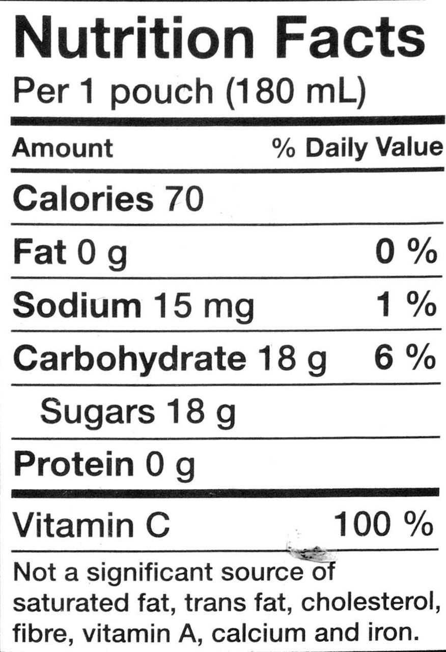 KOOL-AID Jammers Blue Raspberry Juice, 10ct, 180ml, {Imported from Canada}