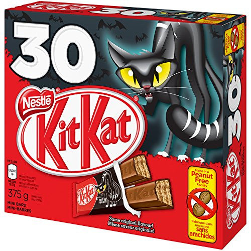 Nestle Kit Kat Snack Size Halloween Chocolate, 30ct/375g {Imported from Canada}