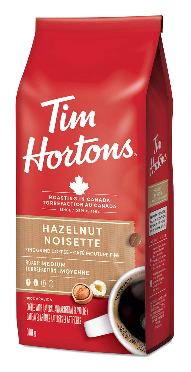 Tim Hortons Hazelnut Coffee - 300g/10.6 oz {Imported from Canada}