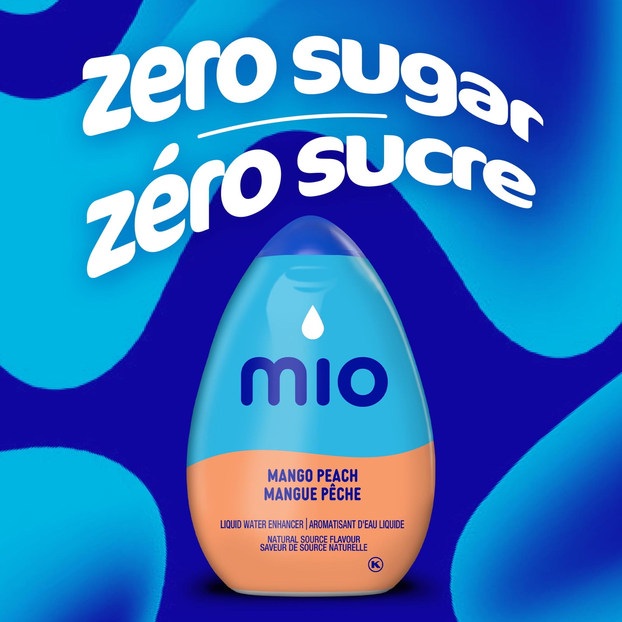 MiO Mango Peach Liquid Water Enhancer, 48mL/1.62oz,(12pk) {Imported from Canada}