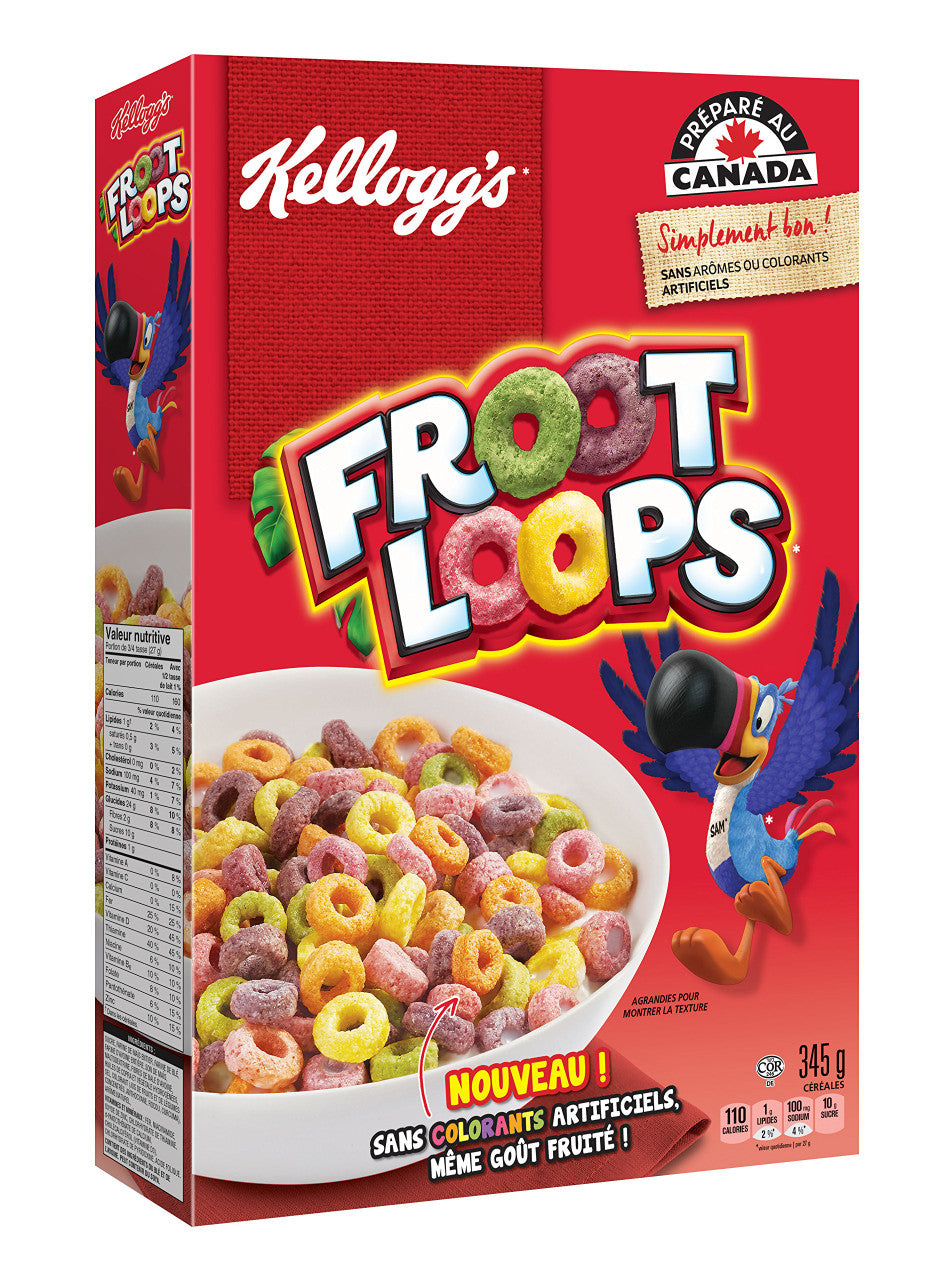 Kellogg's Froot Loops, 300 g : : Grocery & Gourmet Foods