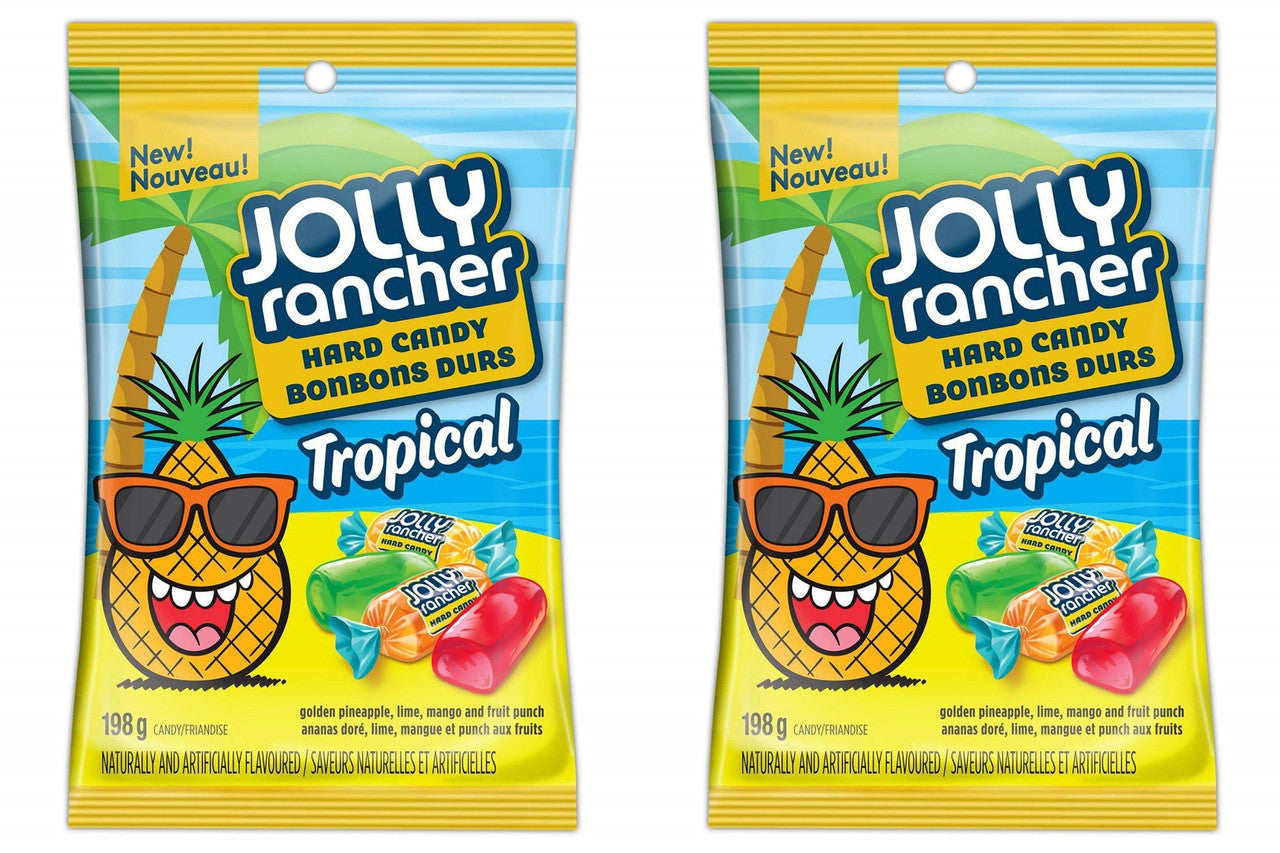 JOLLY RANCHER Tropical Hard Candy, 198g/7 oz., (2 Pack) {Imported from Canada}