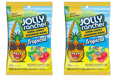 JOLLY RANCHER Tropical Hard Candy, 198g/7 oz., (2 Pack) {Imported from Canada}