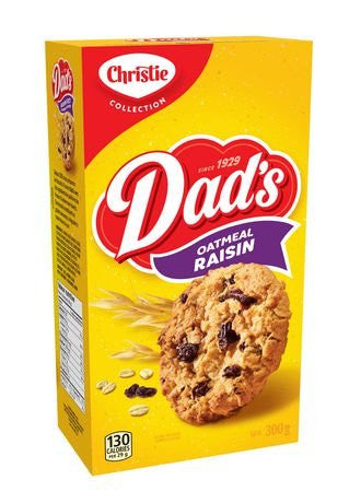 Christie Dad's Oatmeal Raisin Cookies 300g/10.6 oz., {Imported from Canada}
