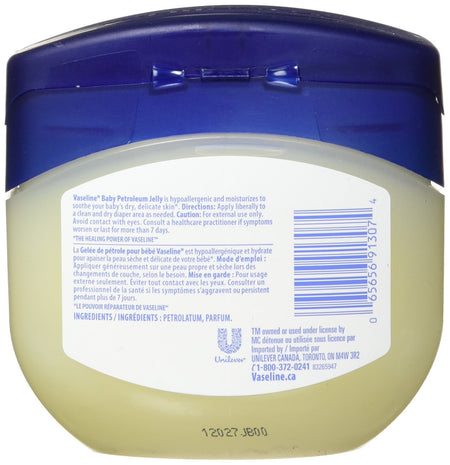 Vaseline Baby Petroleum Jelly 375g/13.2oz., {Imported from Canada}