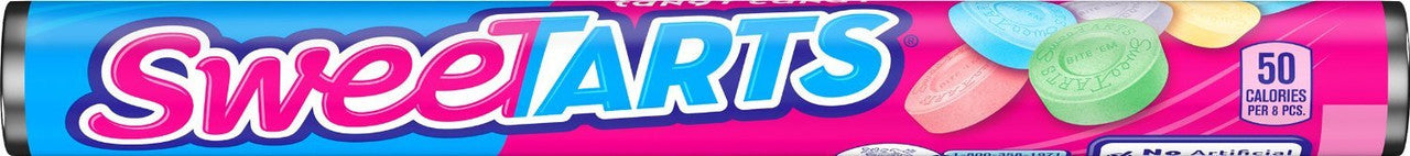 SweeTARTS Original Candy, 51g/1.8 oz., Per Roll (Pack of 18) {Imported from Canada}