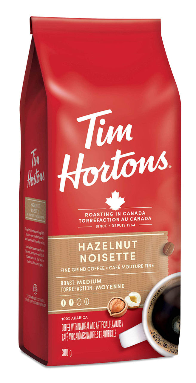 Tim Hortons Hazelnut Coffee - 300g/10.6 oz {Imported from Canada}