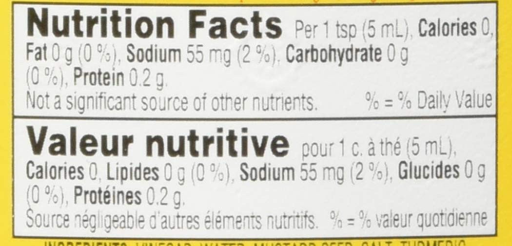 French's, Classic Yellow Mustard, 225ml/7.6 fl. oz., {Imported from Canada}