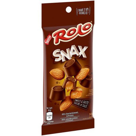 Nestle Rolo Snax Chocolate Snack Mix, 50g/1.8oz, 12pk, {Imported from Canada}