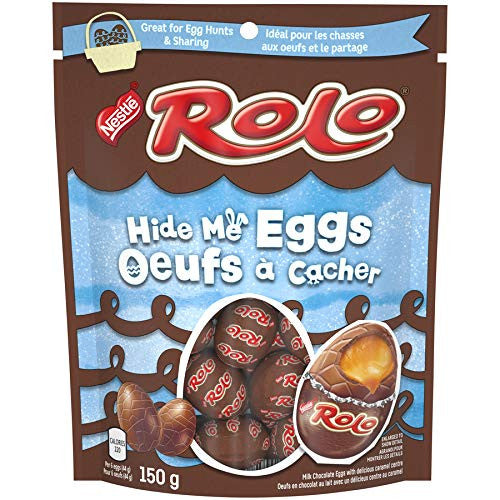 Nestle Rolo Easter Hide Me Chocolate Eggs, 150g/5.3oz,(Imported from Canada)