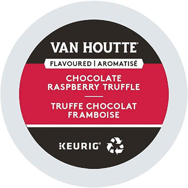 Van Houtte Chocolate Raspberry Truffle Coffee K-cup Pods, 96-Pack (4 Packs of 24 Each) {Imported from Canada}